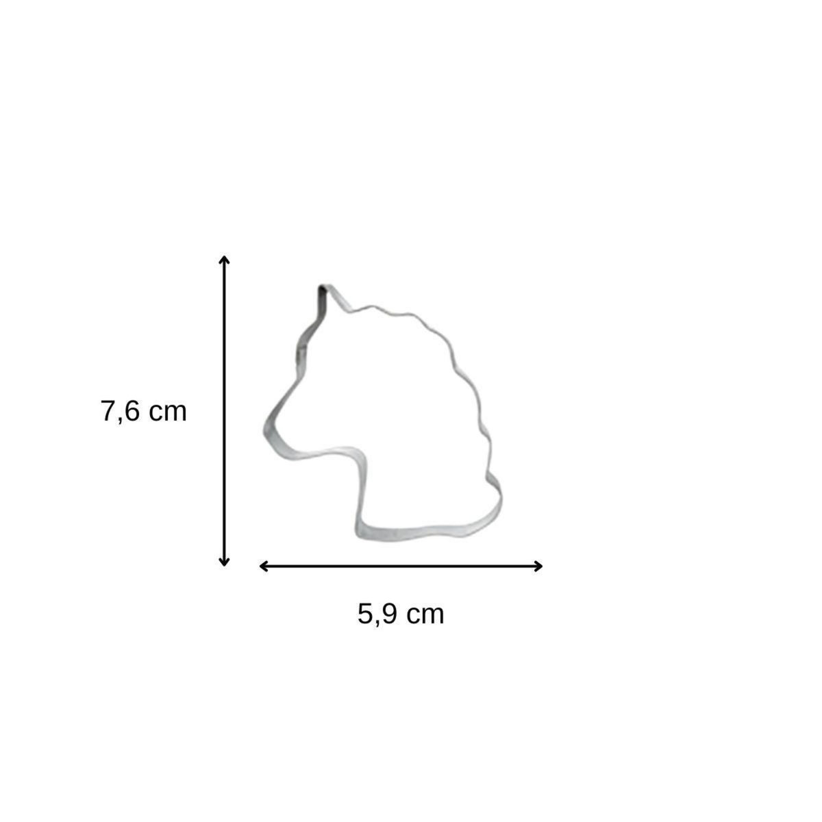 ZENKER Set de 4 emporte-pièces licorne Zenker Emporte-pièces