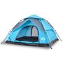 Voir la diapositive 2 : VIDAXL Tente de camping a dome 5 personnes bleu liberation rapide