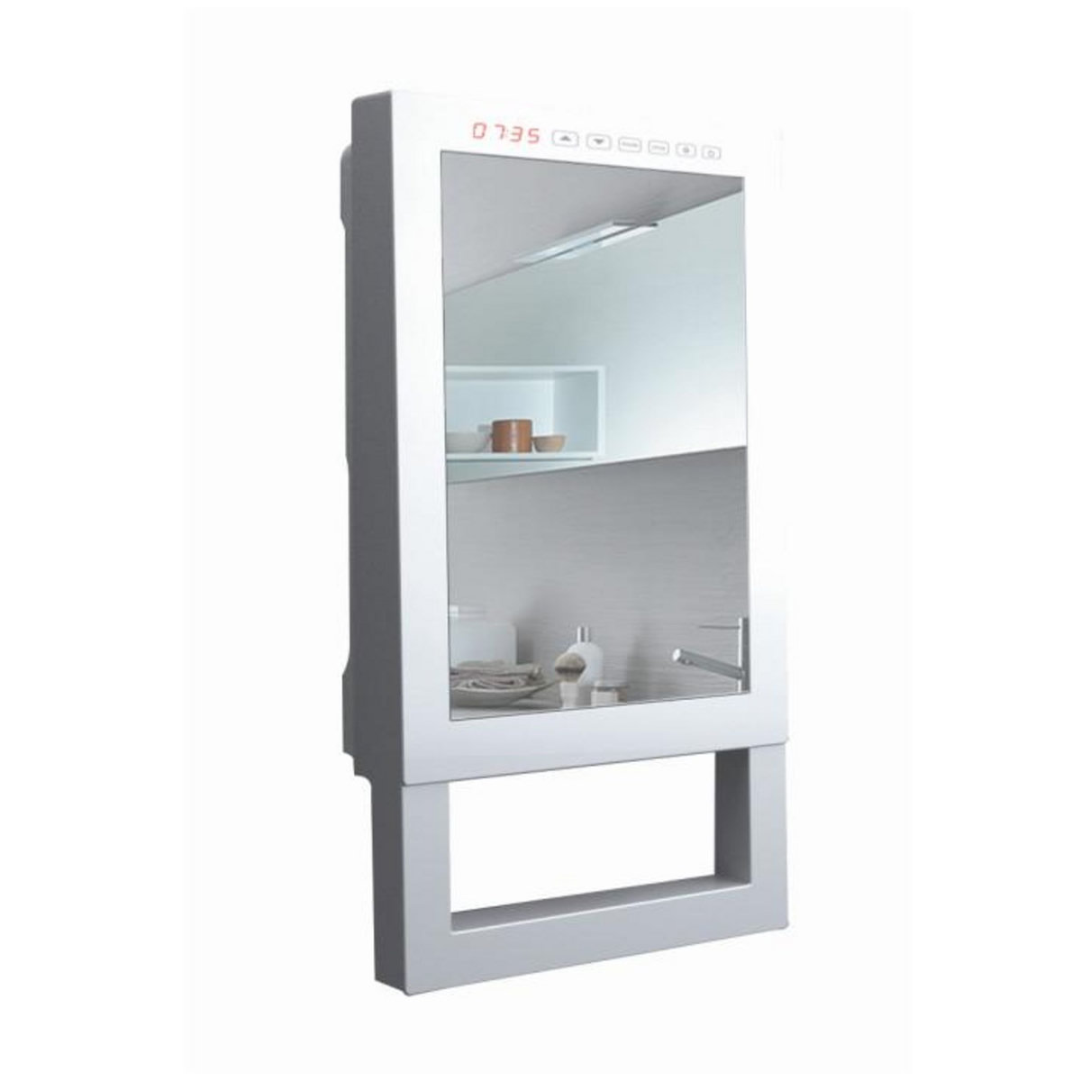 Supra Sèche-serviettes soufflant 1800w avec miroir - venus-miroir