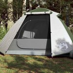 VIDAXL Tente de camping a dome 2 personne vert impermeable