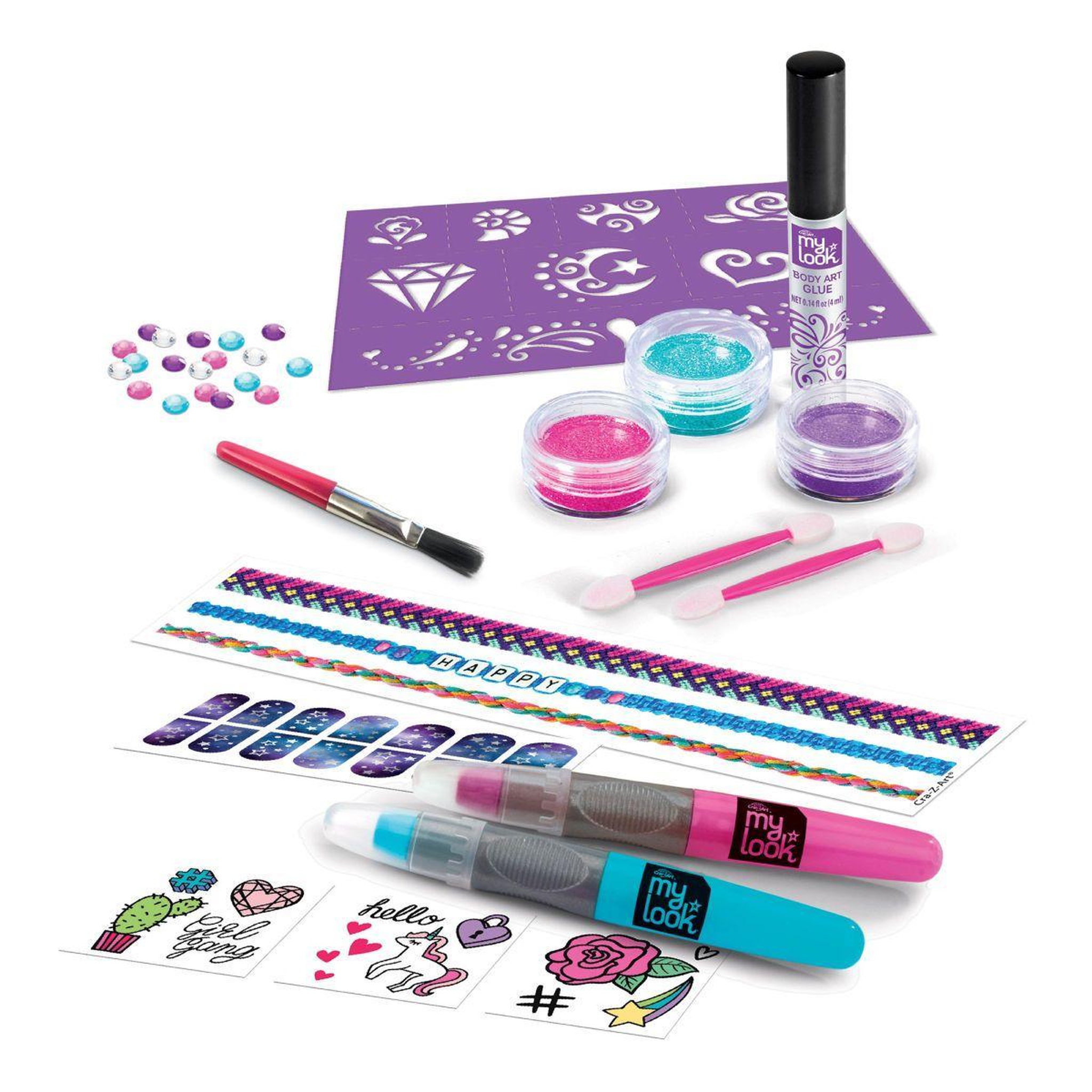 Lexibook Kit de Beauté 3 en 1 Pailleté