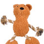 Voir la diapositive 2 : LOVE STORY Peluche ours en corde pour chien - Marron
