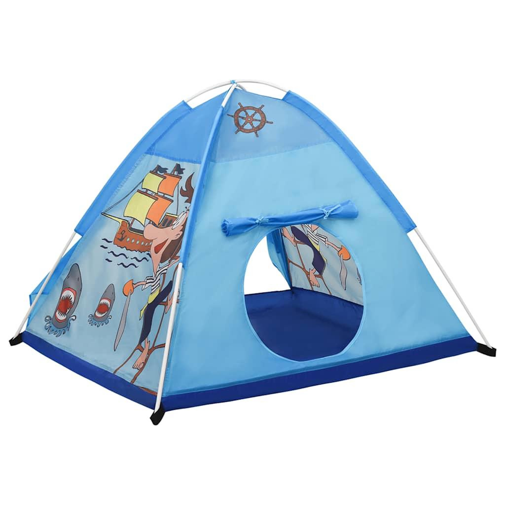 Voir la diapositive 4 : VIDAXL Tente de jeu pour enfants Bleu 120x120x90 cm