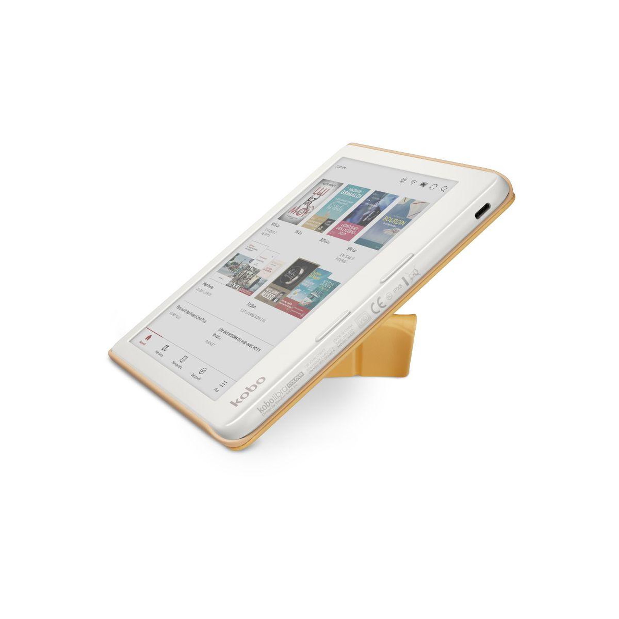 Voir la diapositive 5 : kobo Pochette libra colour sleepcover jaune