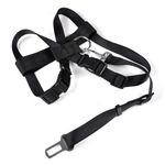 Paris Prix Harnais de Sécurité pour Animaux  Voiture  90cm Noir