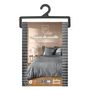 Voir la diapositive 4 : Douceur d'Intérieur Housse de couette 240x220 + 2 taies anthracite finition flanelle