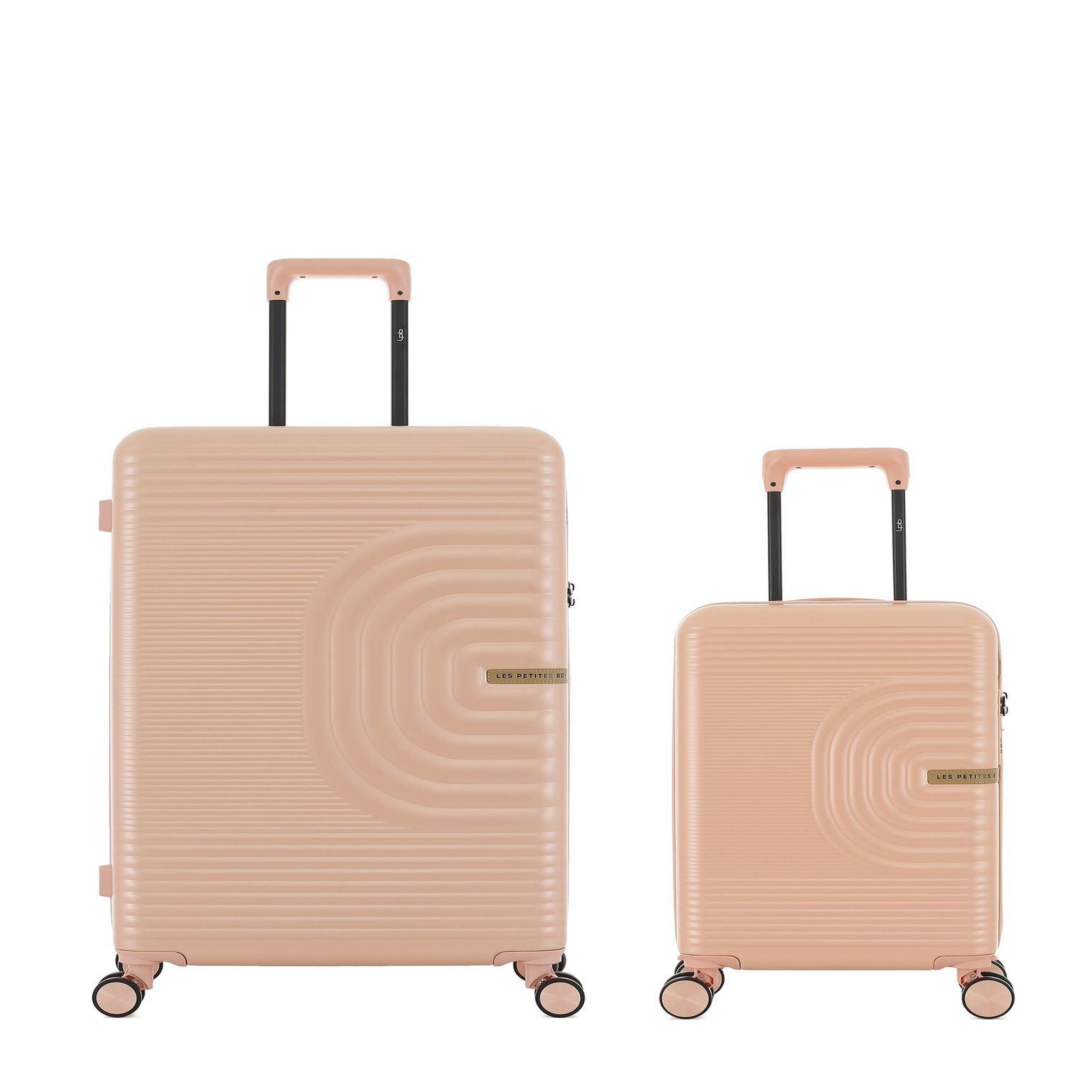 LES P'TITES BOMBES LPB Lot de 2 Valises Rigides Grand Format et Cabine XS CELIA