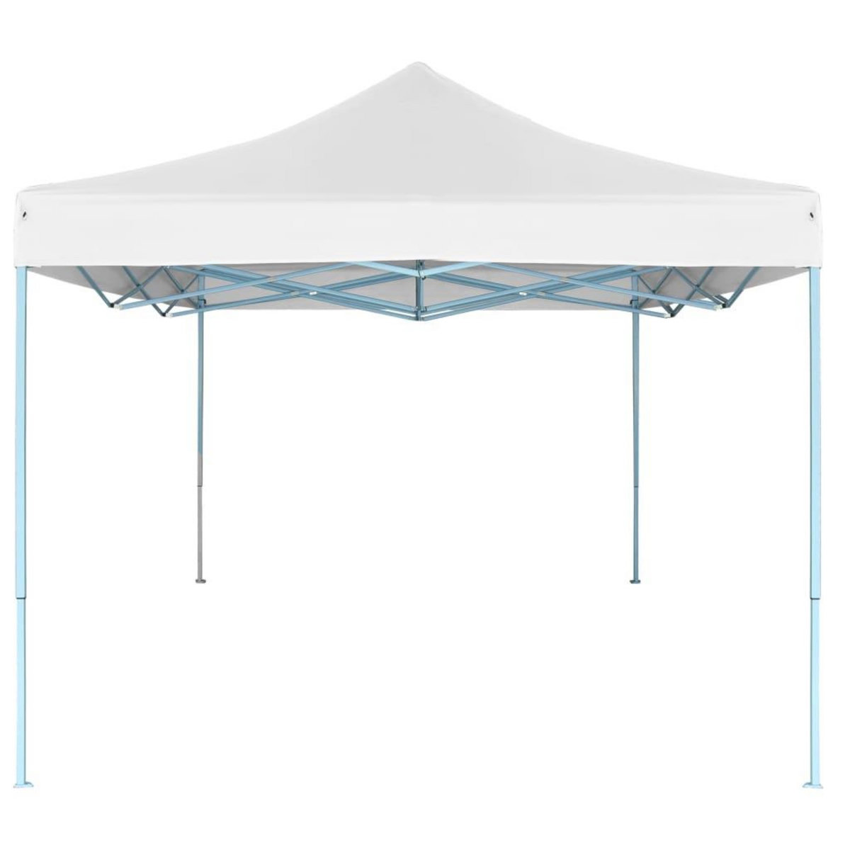 VIDAXL Tente de reception pliable professionnelle 3x4 m Acier Blanc
