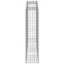 Voir la diapositive 5 : VIDAXL Paniers a gabions arques 11 pcs 300x50x200/220 cm Fer galvanise