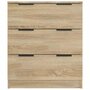 Voir la diapositive 5 : VIDAXL Buffet Chêne sonoma 60x30x70 cm Bois d ingénierie