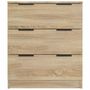 Voir la diapositive 5 : VIDAXL Buffet Chêne sonoma 60x30x70 cm Bois d ingénierie