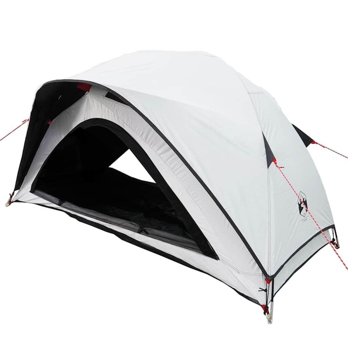 VIDAXL Tente de camping 1 personnes blanc tissu occultant impermeable