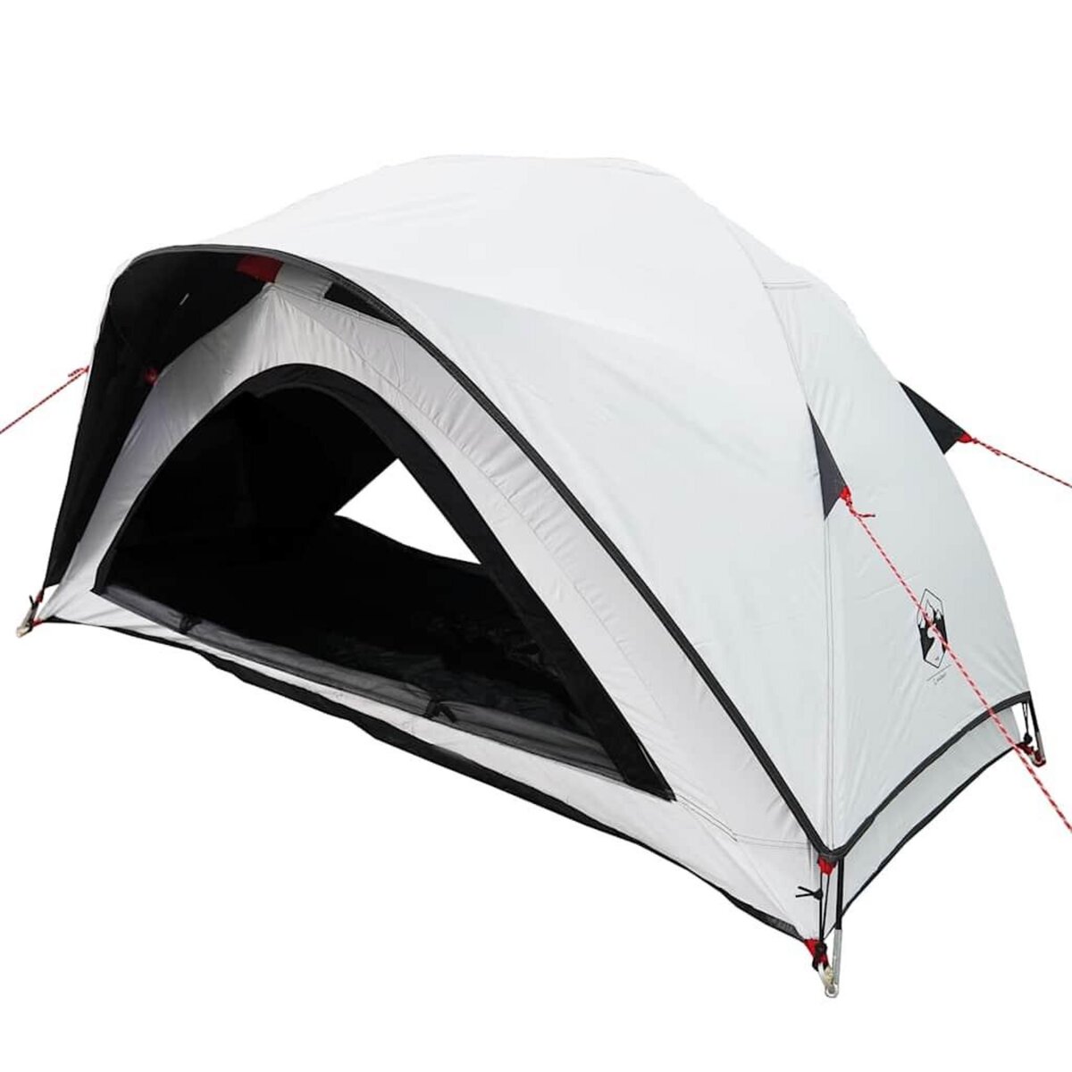 VIDAXL Tente de camping 1 personnes blanc tissu occultant impermeable