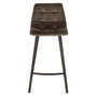 Voir la diapositive 2 : Paris Prix Chaise de Bar Design  Olivier  95cm Gris Foncé