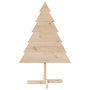 Voir la diapositive 3 : VIDAXL Arbre de Noël en bois pour décoration 110 cm bois massif