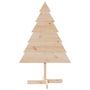 Voir la diapositive 3 : VIDAXL Arbre de Noël en bois pour décoration 110 cm bois massif