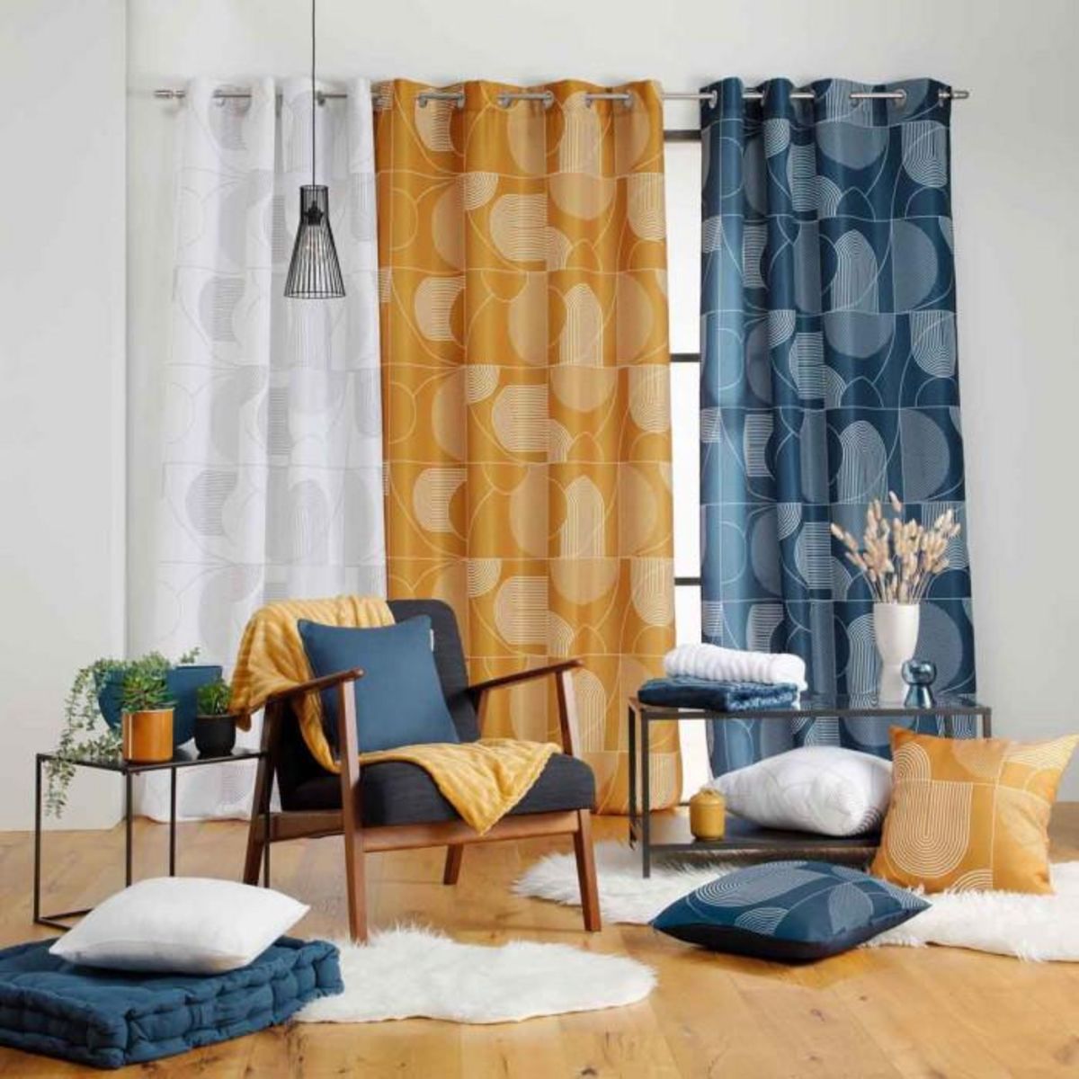 Paris Prix Plaid Flanelle Uni  Esquisse  125x150cm Blanc