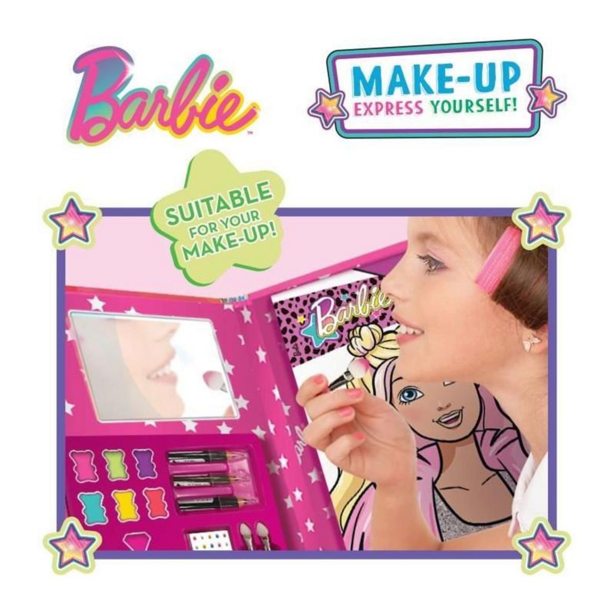 LISCIANI GIOCHI Book pour apprendre a maquiller et a se maquiller - Barbie sketch book make up - LISCIANI