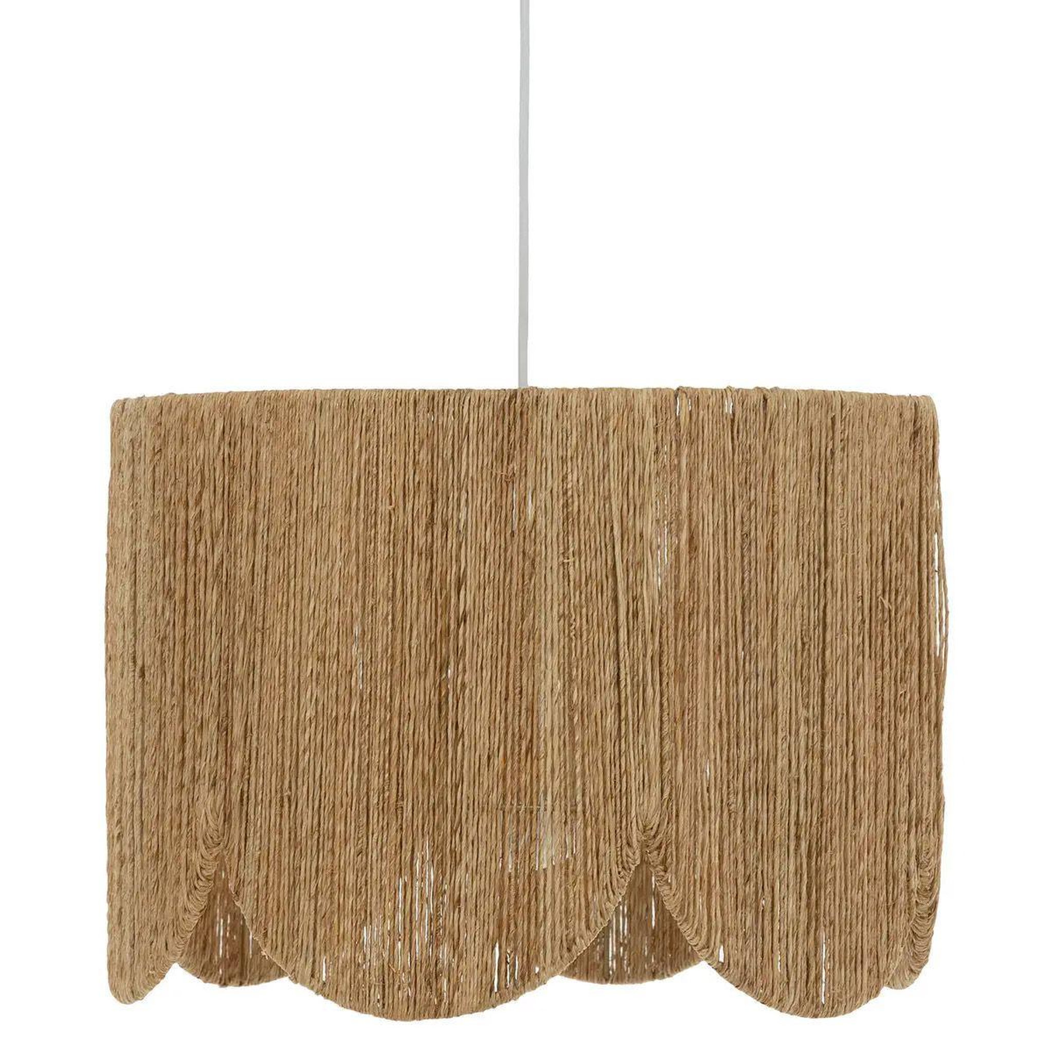 Voir la diapositive 1 : ATMOSPHERA Lampe suspension en jute  janice  38cm naturel