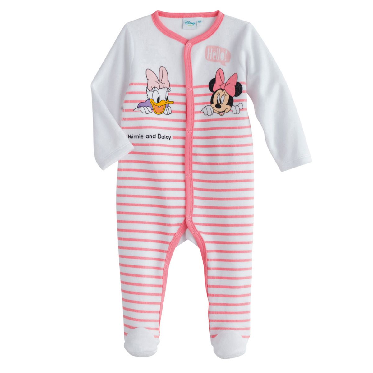 INEXTENSO Pyjama velours licence Minnie et Daisy bébé fille