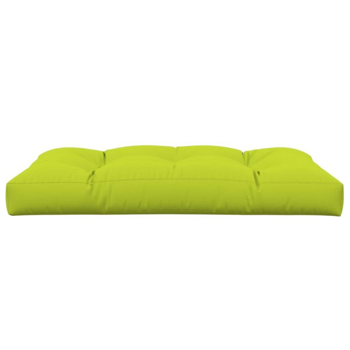 VIDAXL Coussin de palette vert vif 120x80x12 cm tissu