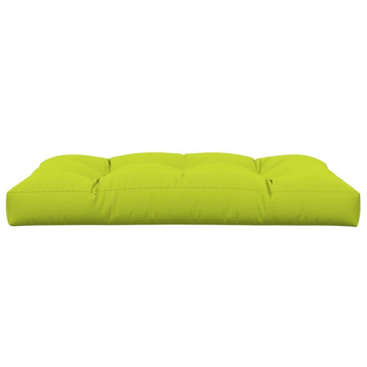 VIDAXL Coussin de palette vert vif 120x80x12 cm tissu