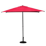HESPERIDE Parasol Soya carré. Coloris disponibles : Bleu, Rouge
