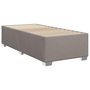 Voir la diapositive 3 : VIDAXL Cadre de lit sans matelas taupe 90x200 cm tissu