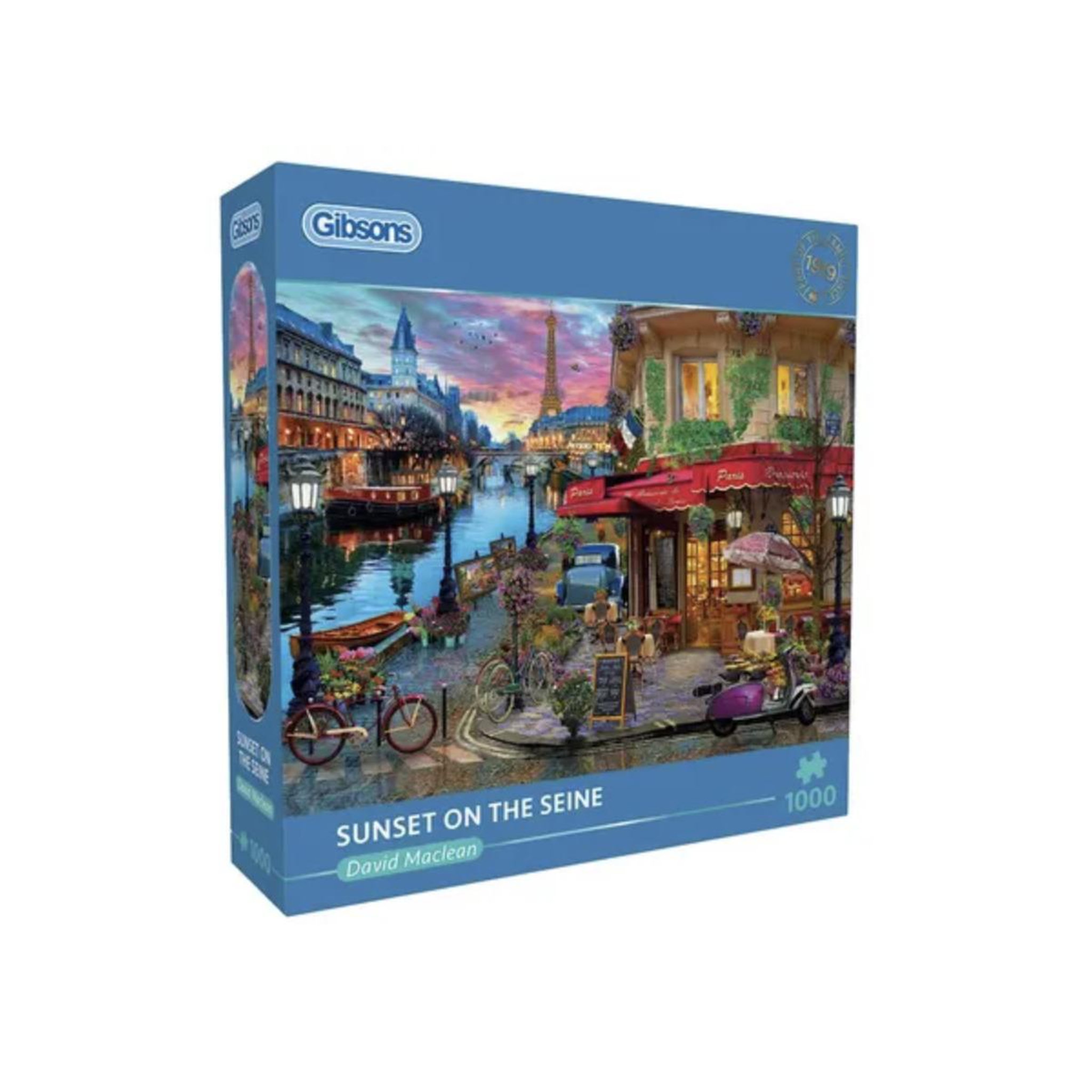 Gibsons Puzzle - Sunset on the Seine 1000 pieces