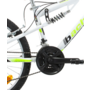Voir la diapositive 4 : BACHINI Vélo enfant - VTT 24''  - Modèle Tout Suspendu avec transmission complète Shimano pour enfant de taille comprise entre 1.35 et 1.60m + Garde-boues offerts !