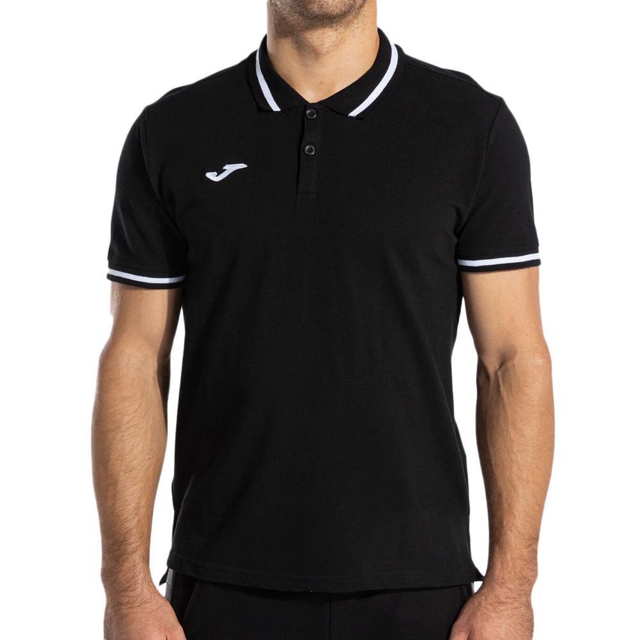 JOMA Polo Noir Garçon Joma Confort Ii. Coloris disponibles : Noir