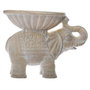 Voir la diapositive 2 : ATMOSPHERA Statuette Déco  Éléphant  38cm Blanc