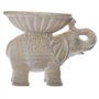 Voir la diapositive 2 : ATMOSPHERA Statuette Déco  Éléphant  38cm Blanc