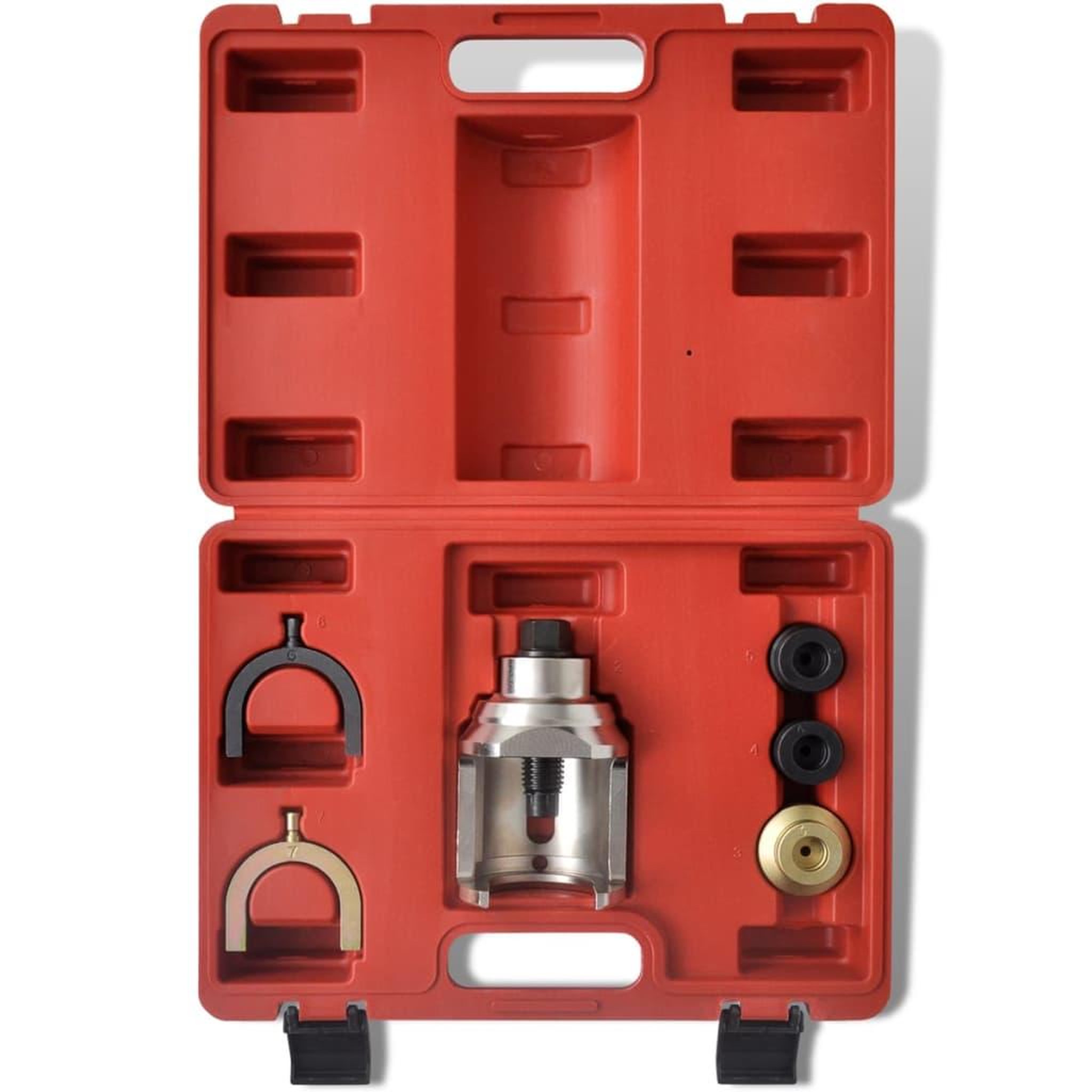 Voir la diapositive 3 : VIDAXL Coffret d'adaptateurs extracteurs de joints a rotule vw t4