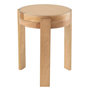 Voir la diapositive 1 : Paris Prix Tabouret Rond en Bois  Pune  44cm Naturel