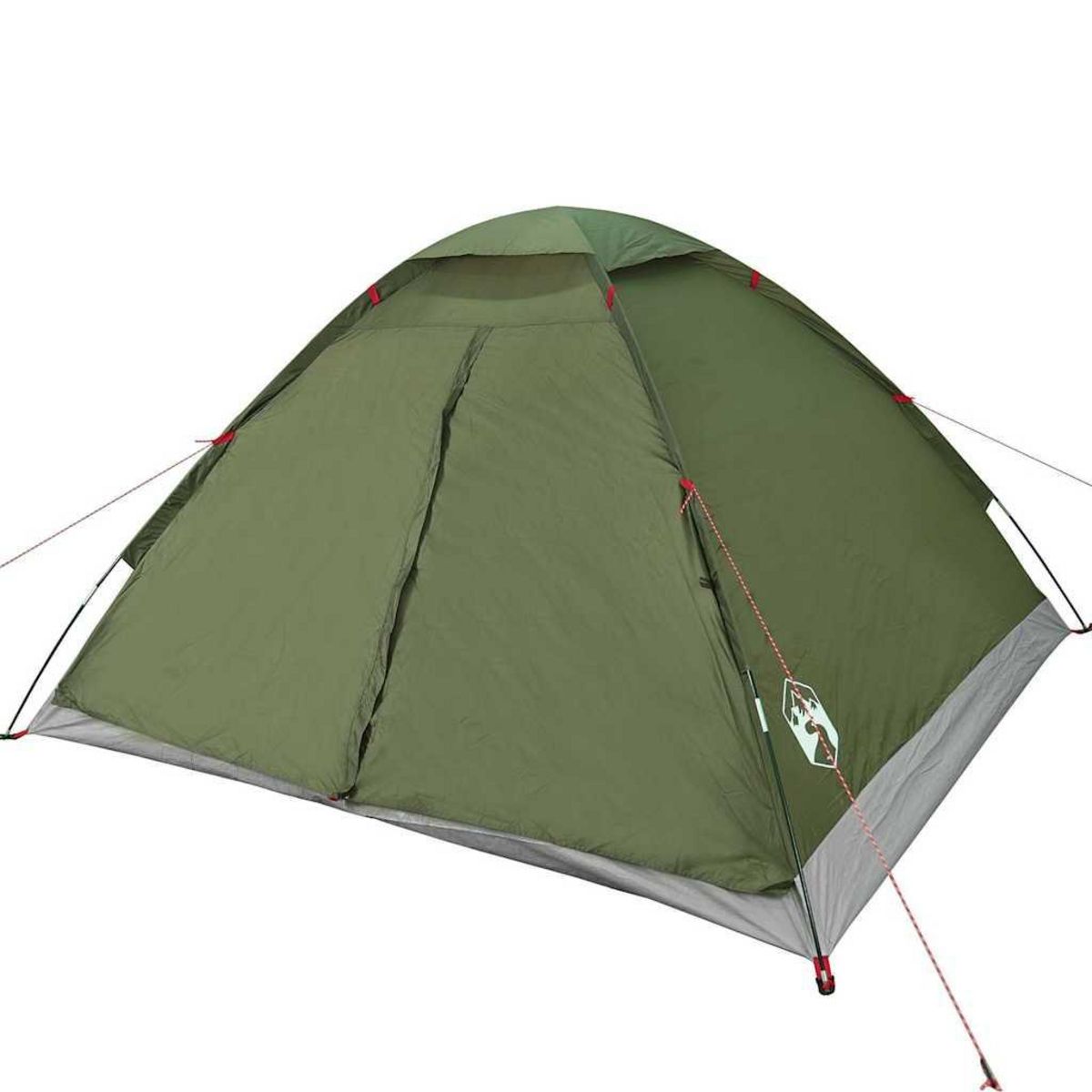 VIDAXL Tente de camping a dome 4 personnes vert olive impermeable