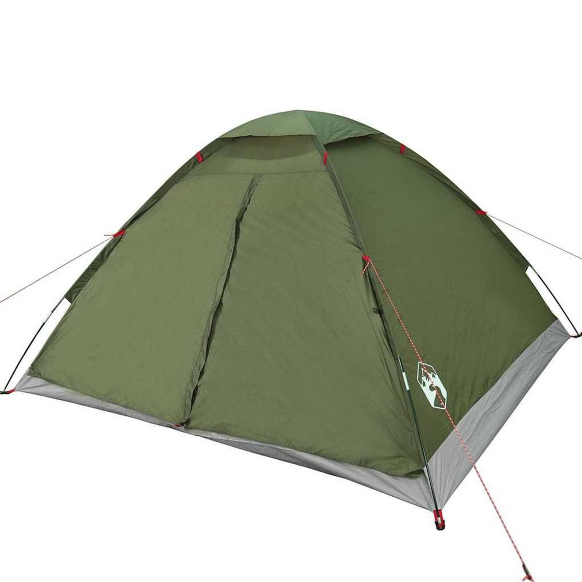 VIDAXL Tente de camping a dome 4 personnes vert olive impermeable