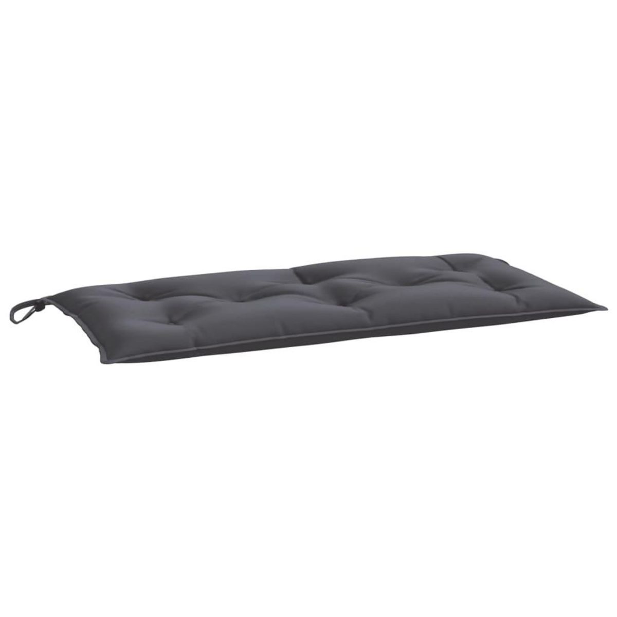 VIDAXL Coussins de banc de jardin lot de 2 anthracite tissu Oxford