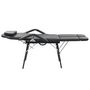 Voir la diapositive 2 : VIDAXL Fauteuil de massage pour traitement facial Simili-cuir Noir