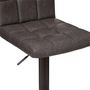 Voir la diapositive 3 : Paris Prix Lot de 2 Chaises de Bar  Delek  102cm Gris