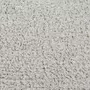 Lorena Canals Pouf rectangulaire en coton gris clair 18 x 30 x 39 cm