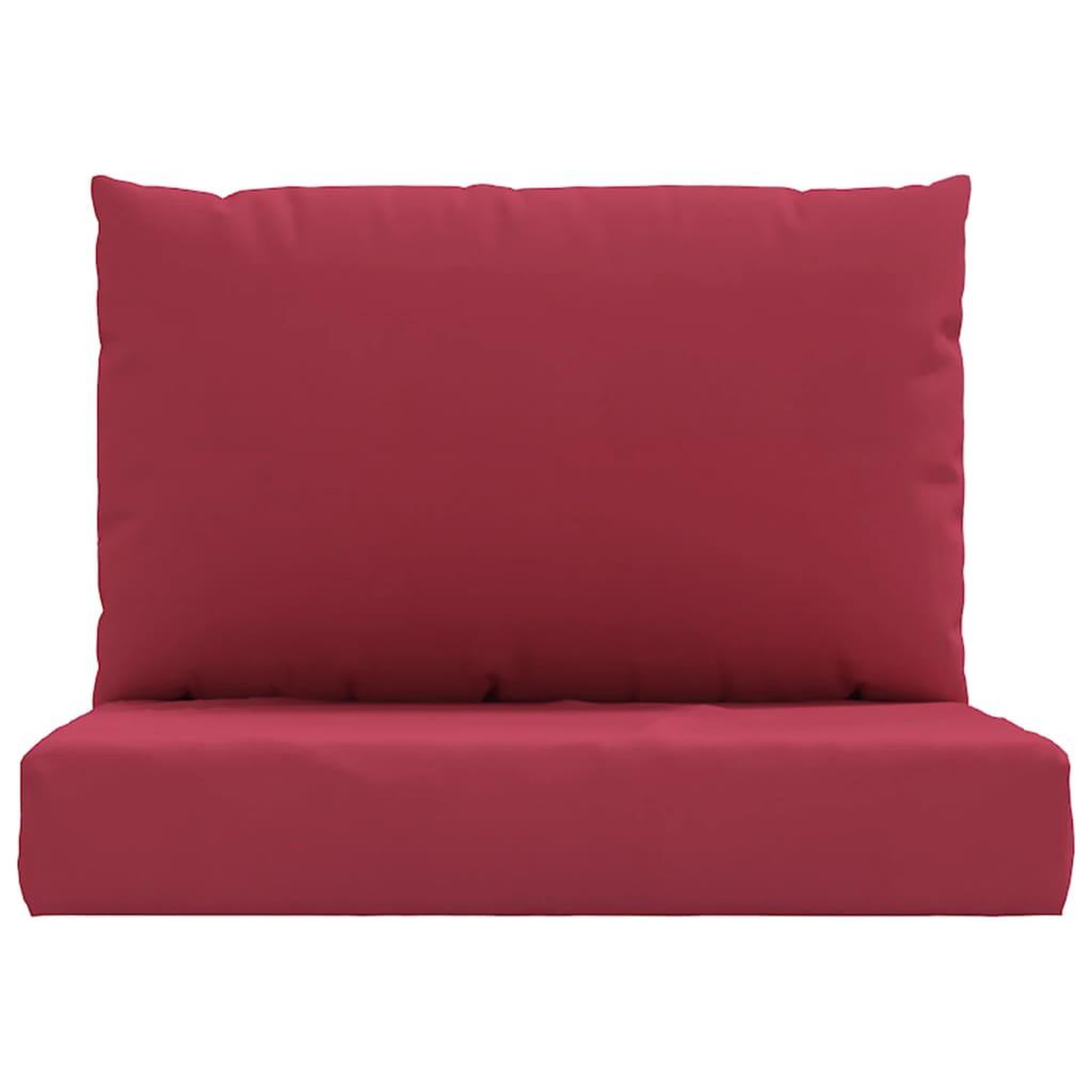 Voir la diapositive 4 : VIDAXL Coussins de palette lot de 2 rouge bordeaux tissu oxford