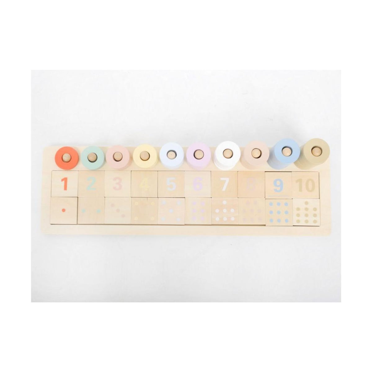 ELINELI Compteur Montessori en bois