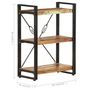 Voir la diapositive 6 : VIDAXL Bibliotheque a 3 niveaux 60x30x80cm Bois de recuperation massif