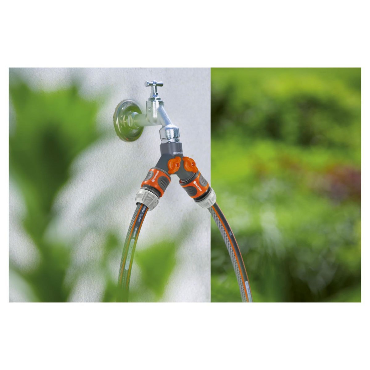 GARDENA Sélecteur d'arrosage 2 voies - 20/27 ou 26/34