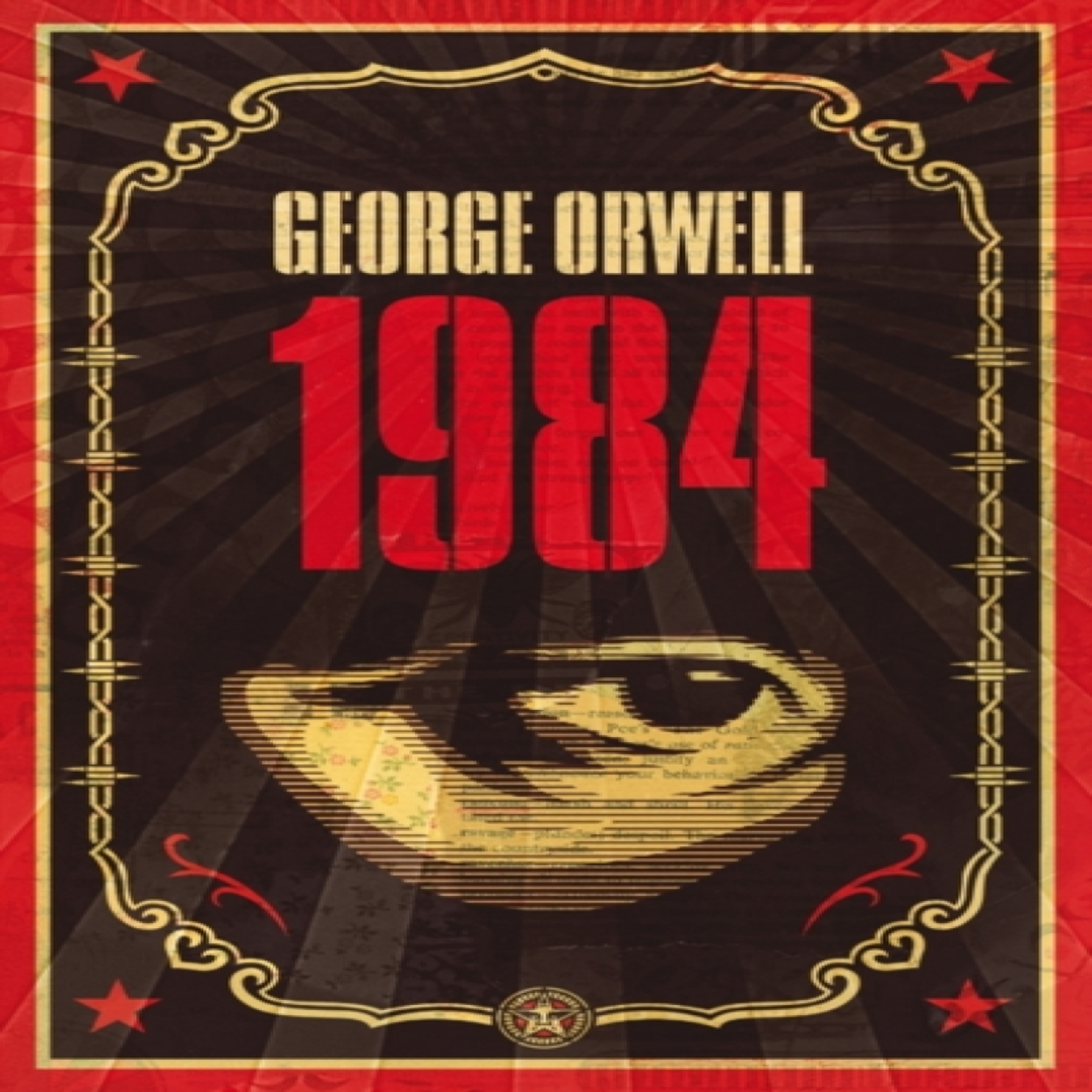 LIVRES 1984 : The dystopian classic reimagined with cover art by Shepard Fairey