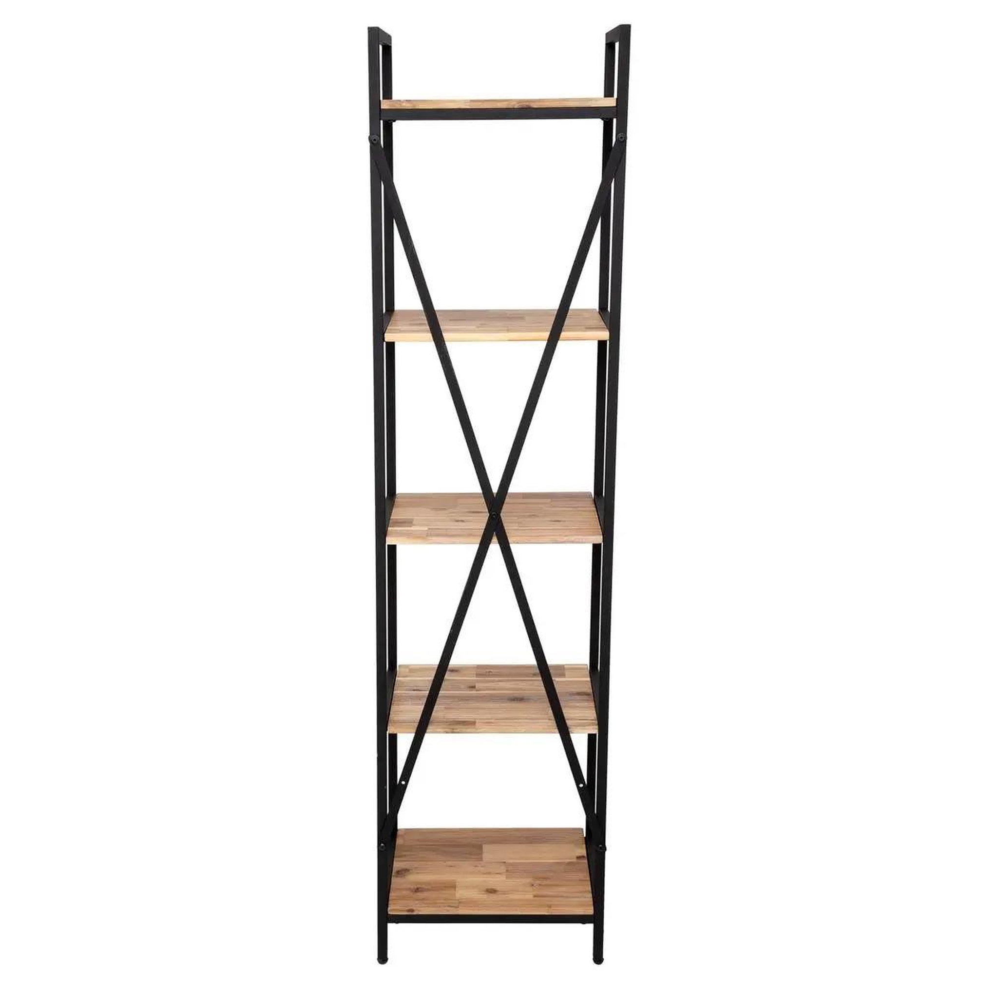 Voir la diapositive 2 : ATMOSPHERA Étagère 5 niveaux design  edena  180cm naturel