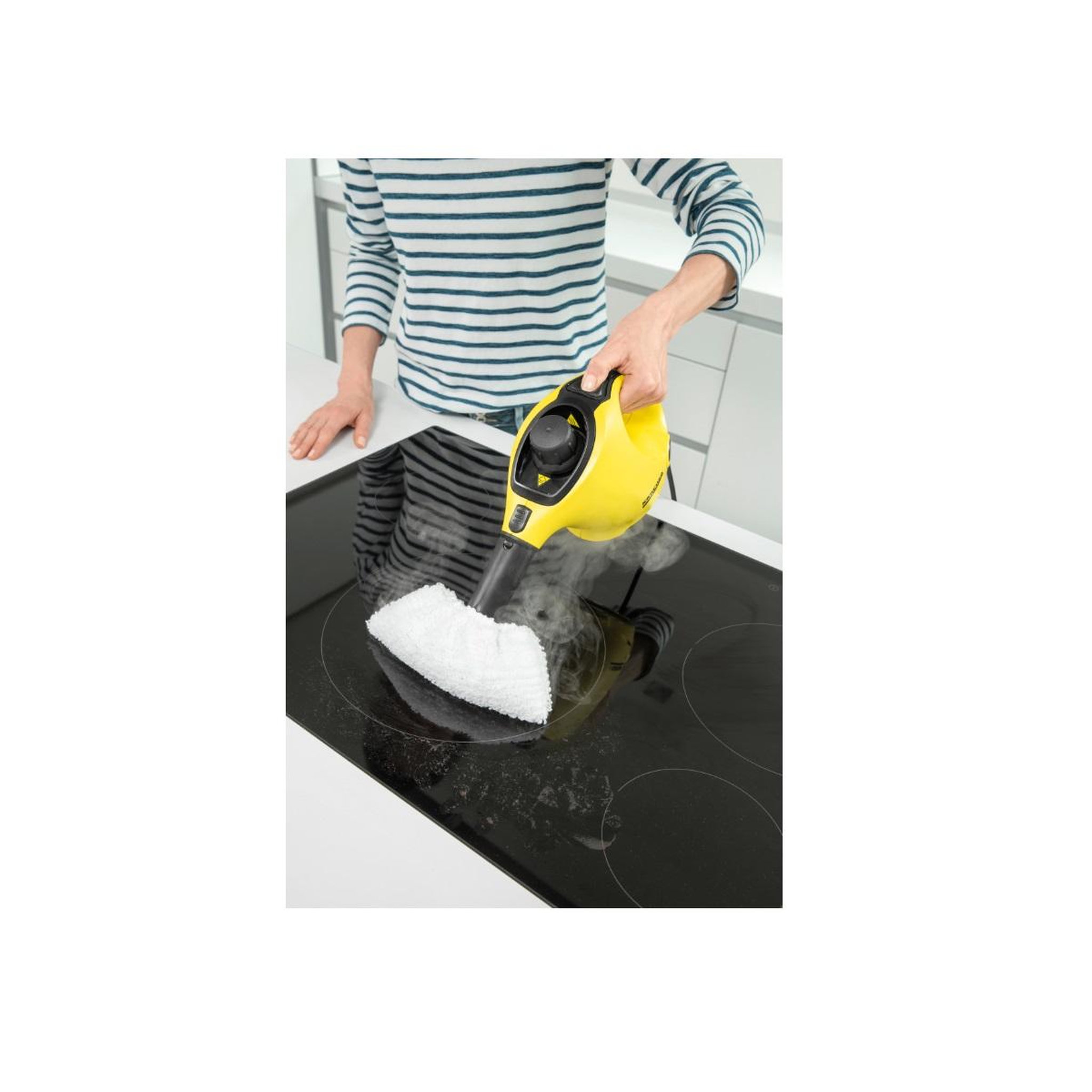 Voir la diapositive 4 : KARCHER Nettoyeur vapeur 1200w jaune - sc1easyfix