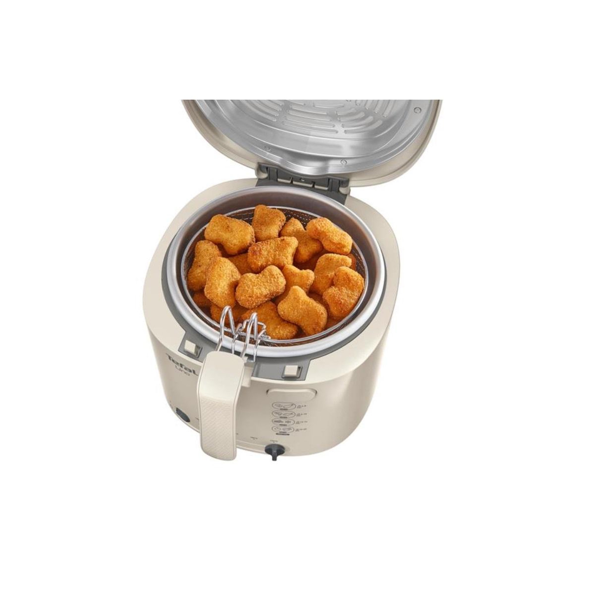Voir la diapositive 3 : TEFAL Friteuse 1.8l 1470w gris clair - ff203b10