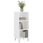 Voir la diapositive 3 : VIDAXL Buffet blanc brillant 34,5x32,5x90 cm bois d'ingenierie